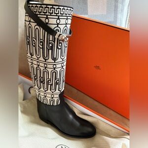 Hermes Jumping Boots, Hermes Kelly Boots size 38